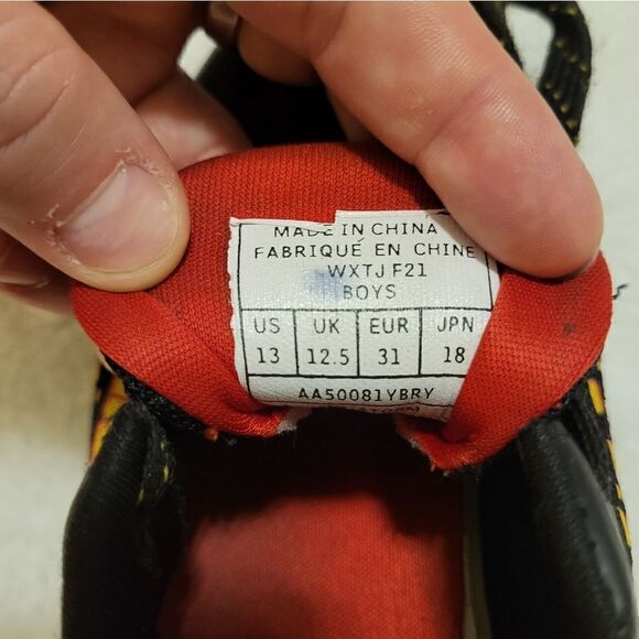 Avia black full lace-up boys tennis shoes - Picture 7 of 8